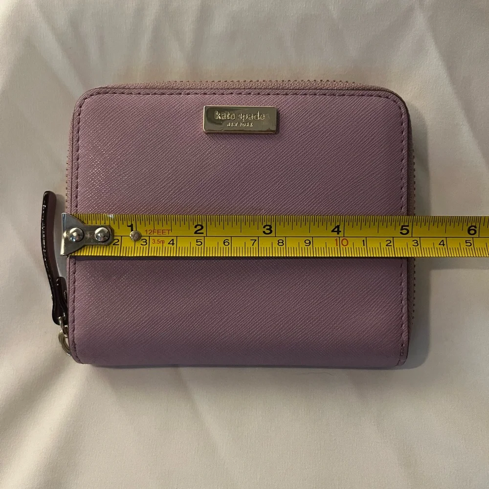 Kate Spade Darci Laurel Way Saffiano Leather Bifold Zip-Around Wallet
